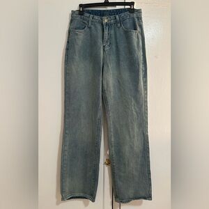 SHEIN Blue Flare Jeans